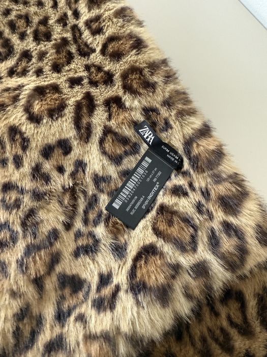 Нов леопардов зимен шал