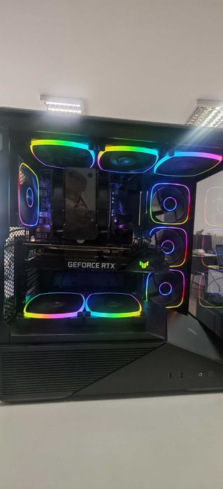 Мощнo Геймърско РС Intel I7 13700/32Gb D5/1Tb/Asus 3070TI/Гаранция