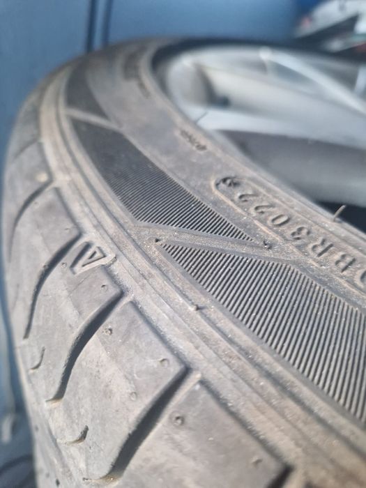 4 jante  18 Vw, cauciucuri DUNLAP 235/45 R18