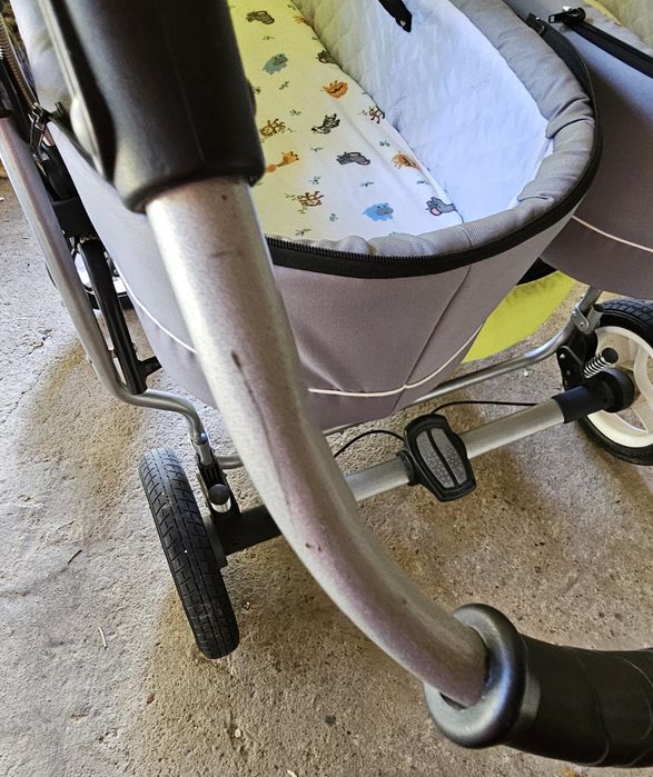 Количка за близнаци Mikado Twin 3в1 3в1