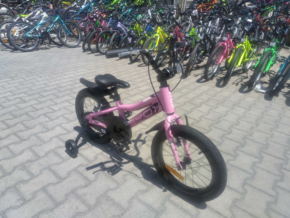 X Детски алуминиев велосипед 16" SPECIAL розов