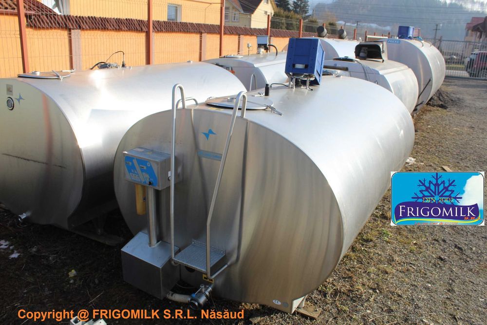 TANC LAPTE , BAZIN RACIRE , Racitor lapte MUELLER 9000 litri , complet