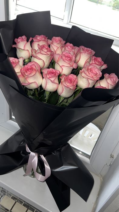 15шт роза букет прод 80-90см дл