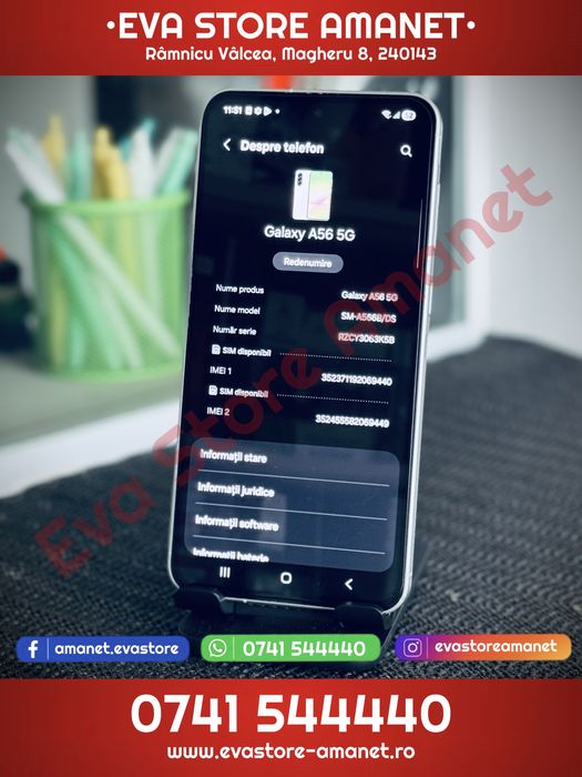 SAMSUNG Galaxy A56 5G Awesome Lightgray 128GB 8GB RAM Dual SIM