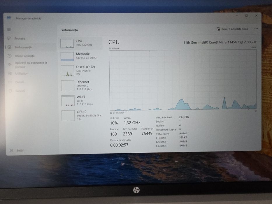 Laptop HP ProBook Intel i5 SSD 1Tb Nvme RAM 32Gb DDR4 Samsung