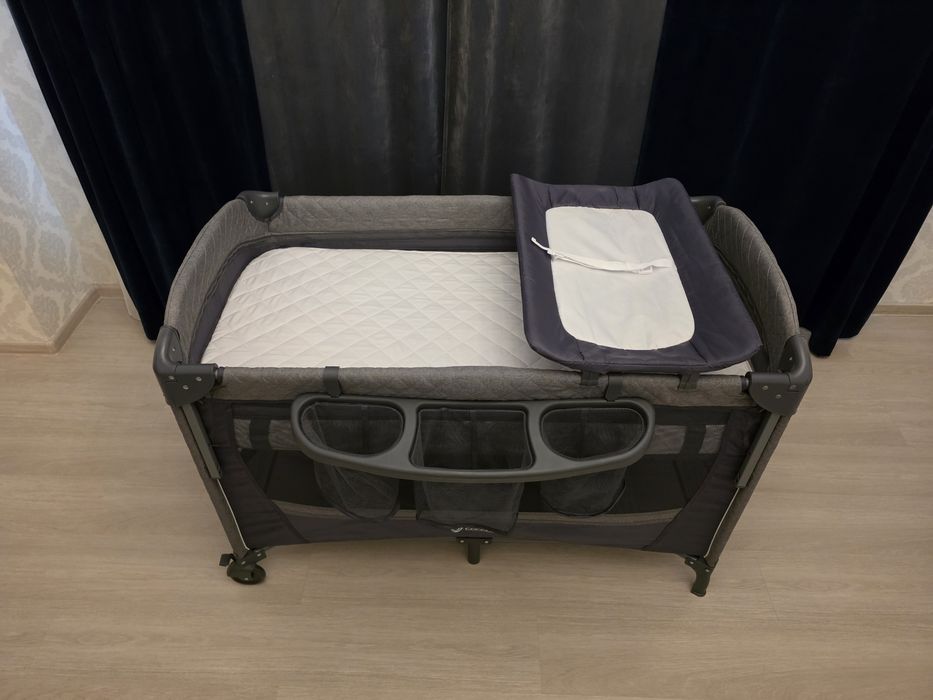 Patut pliabil multifunctional Coccolle Insieme Co Sleeper + saltea cocos My Kids