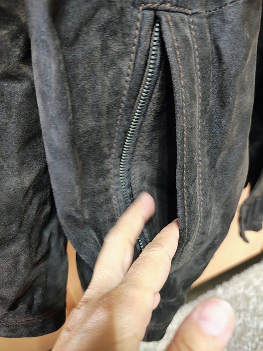 Palton piele AUTHENTIC pentru bărbați