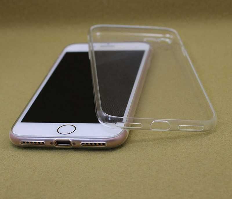 Husa silicon transparenta pt. iPhone 7 , 8 , 7 Plus , 8 Plus , X , XS