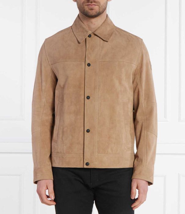 BOSS мужская куртка из нубука РАЗМЕР 52