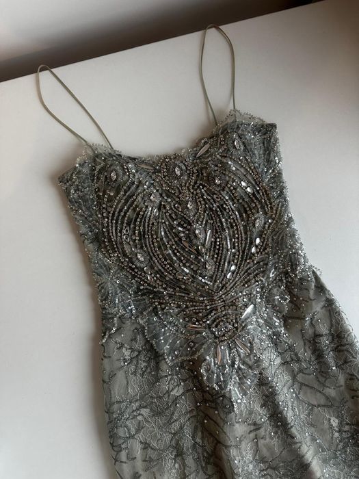 Елегантна рокля Julia Kontogruni, S размер, с корсет и фини камъчета