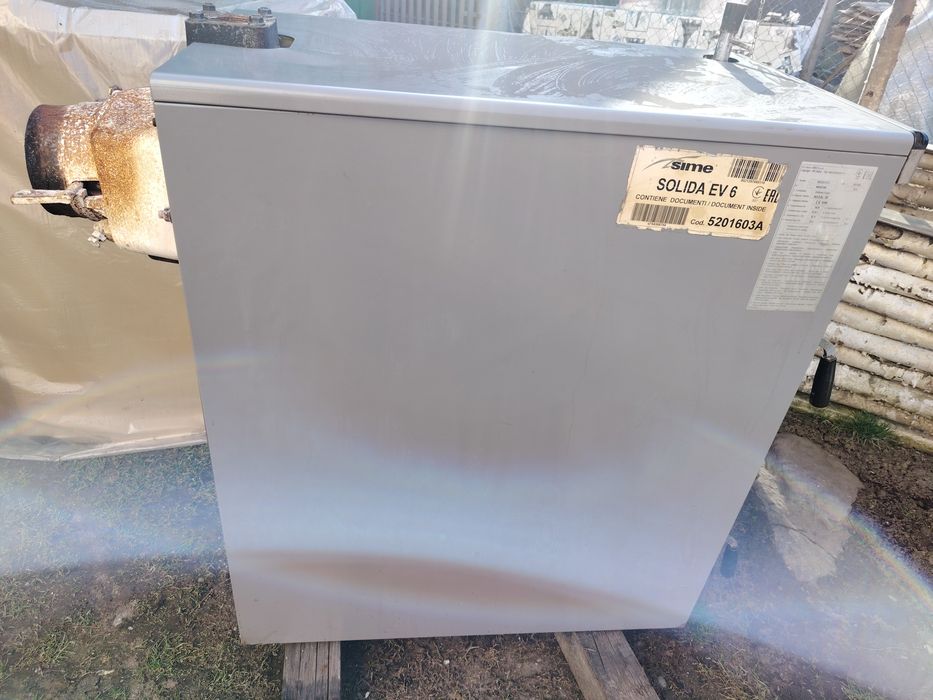 Centrală termică pe lemne din fontă