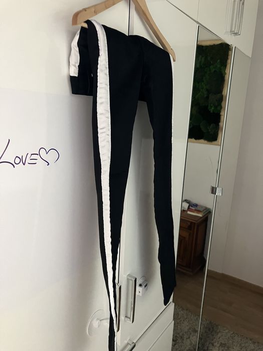 Pantaloni Criminal Damage Barbati white line moda fashion 2023