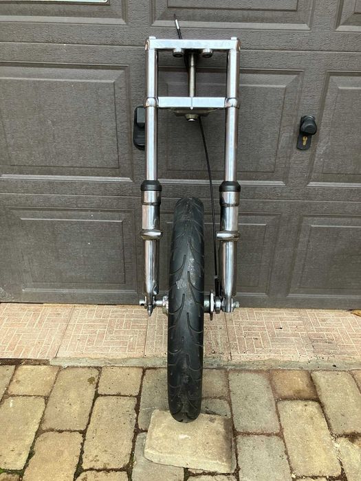 Furca completa fata, roata, roata spate Harley WG, Softail