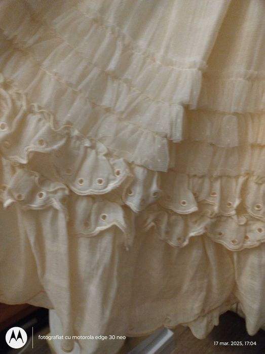 Rochiță, mărimea S, scurta, plaja, grosuță, in, broderie