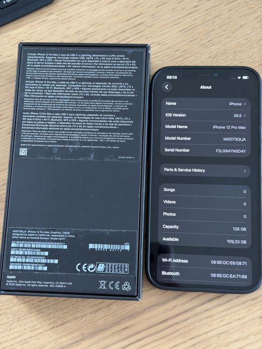 Iphone 12 Pro Max Neverlocked 128gb full box