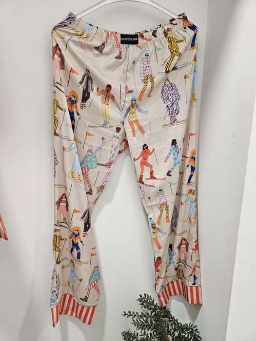 Сатенена пижама XL