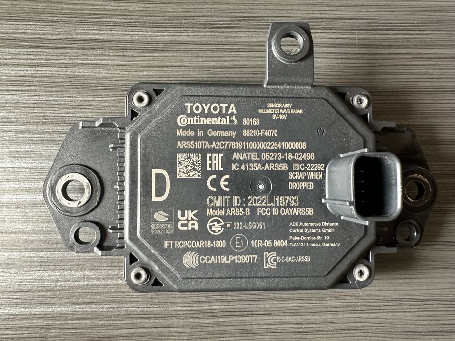 Senzor Radar Distronic Toyota CH-R