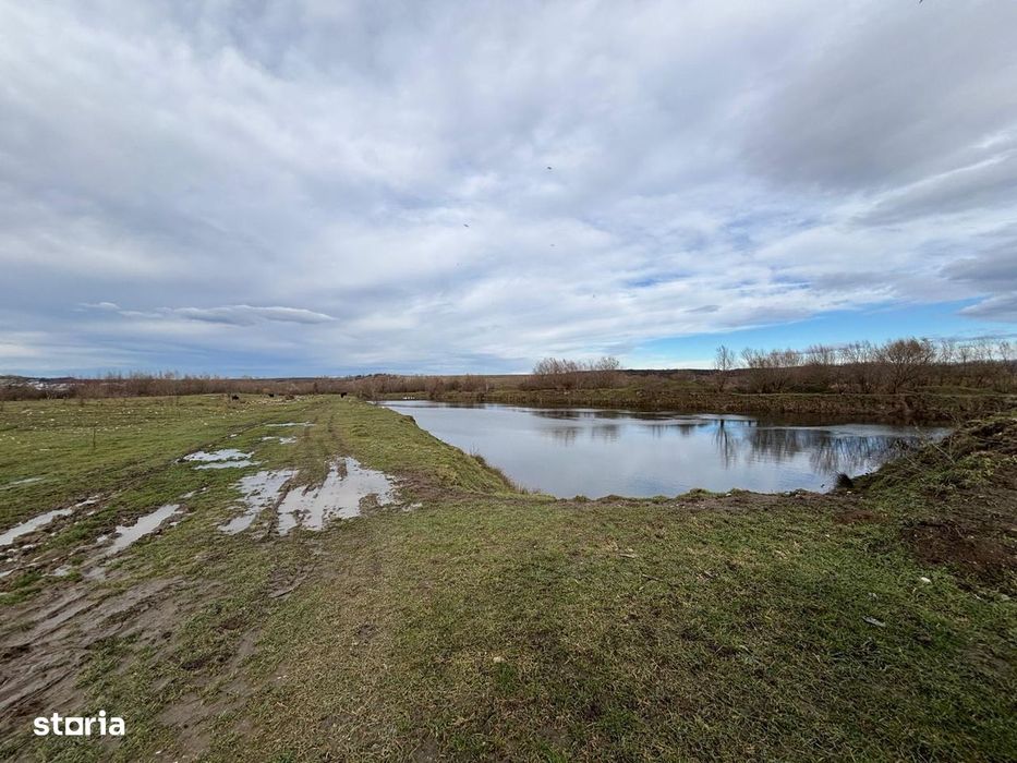 Teren extravilan 24.000 mp cu lac cu pesti zona Cristian