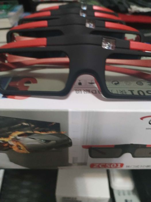 4buc ochelari 3d dlp activ ready optoma !pt videoproiectoare optoma