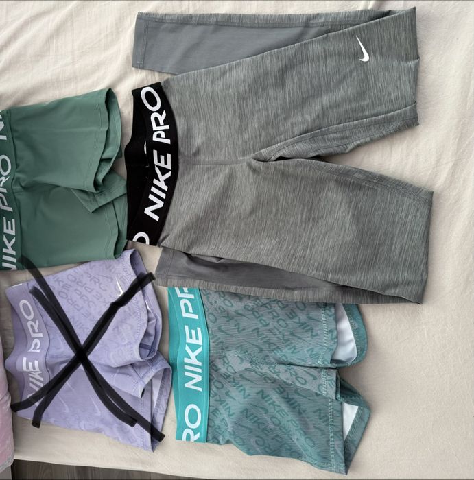 Два чифта къси панталони nike pro + клин nike pro