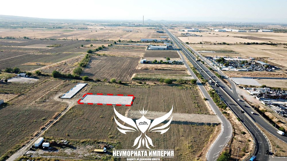 Под наем автокъща, земя, парцел, паркинг, автосалон склад 1545кв гр.Асеновград втора линия по чакълест път