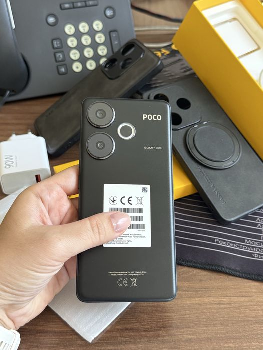 Смартфон Poco F6 12/512GB 5G, Black