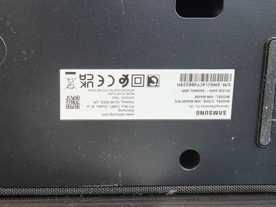 Soundbar Samsung B400F [Ag45 B.4838] - Garantie 2 ani