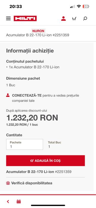 Rotopercutor Hilti TE 30-22 Nuron-Nou