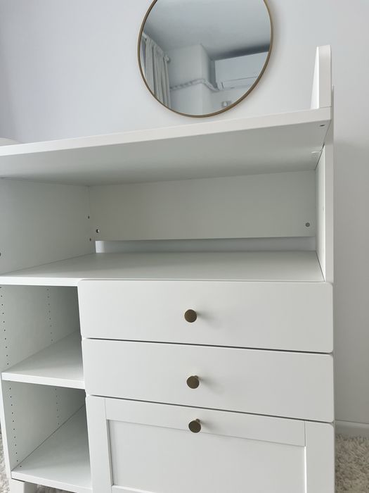 Masa infasat / birou reglabil SMASTAD Ikea