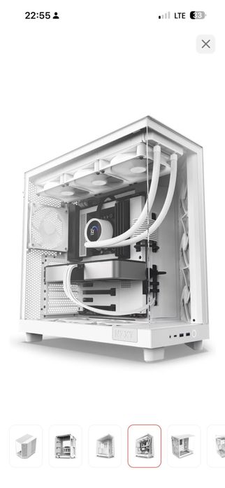Корпус для компьютера NZXT H6 FLOW, кейс