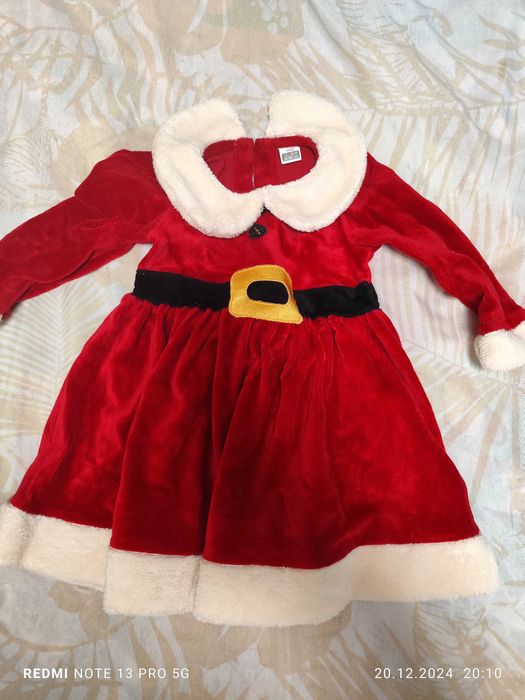 Коледна рокля 80/86