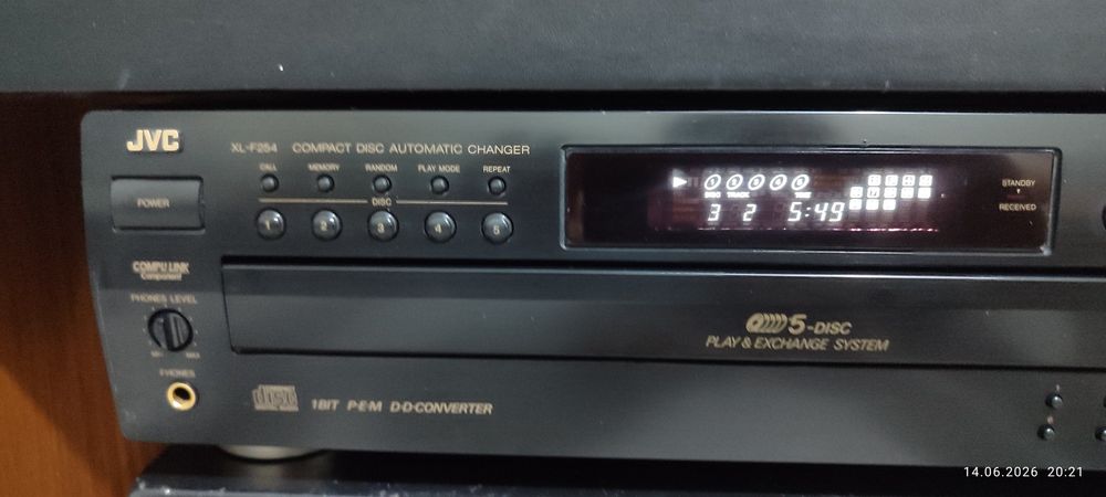 СД проигрыватель JVC XL-F254