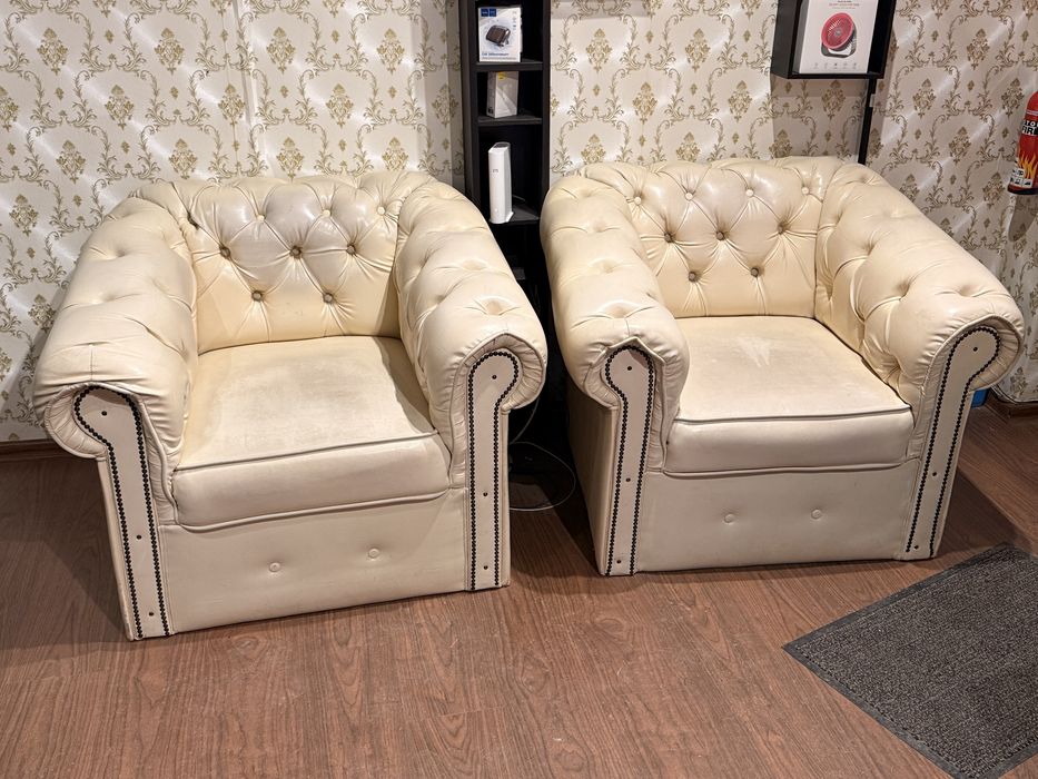 2 buc fotolii chesterfield