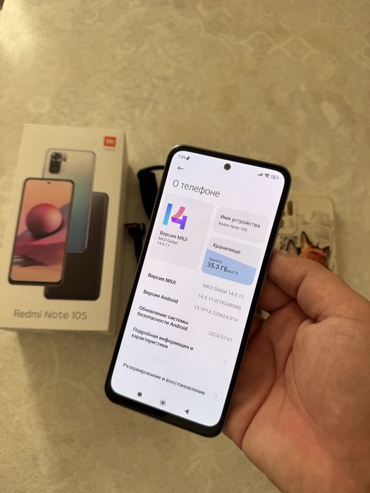 Продам телефон Redmi Note 10S