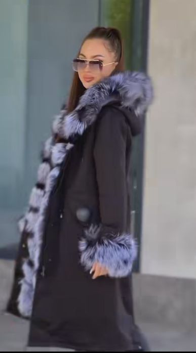 Парка чернобурка