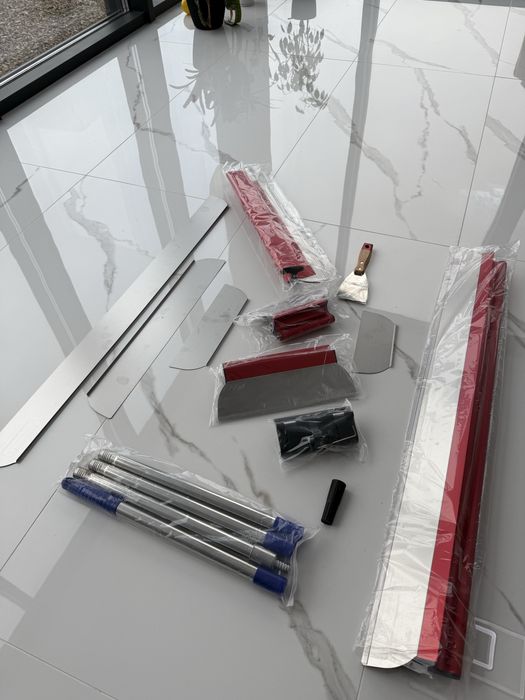 Set gletiere telescopice gletiera lame glet cu telescop tavane pereti