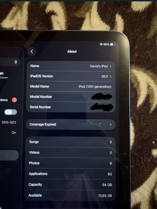 Tableta iPad 10th generation 64gb Blue