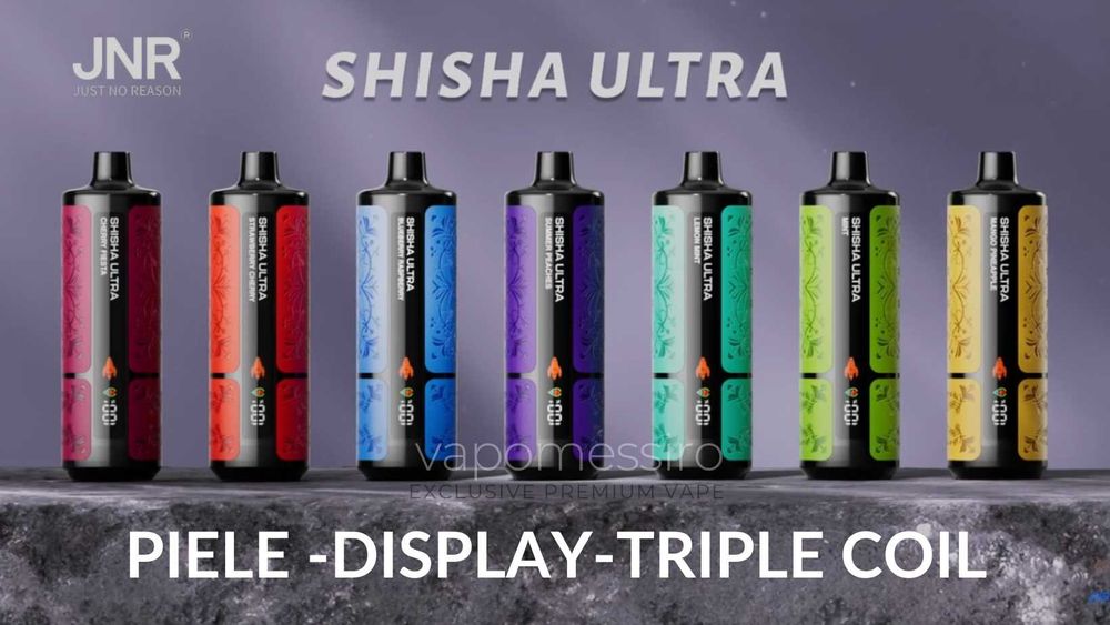 Pachet Exclusiv Vape SHISHA JNR ULTRA 45k puffuri magice !