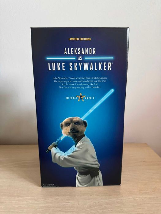 Figurină de colecție Meerkat Movies – Aleksandr as Luke Skywalker, ediție limitată Star Wars