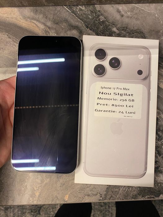 17 Pro Max Silver Impecabil 256gb