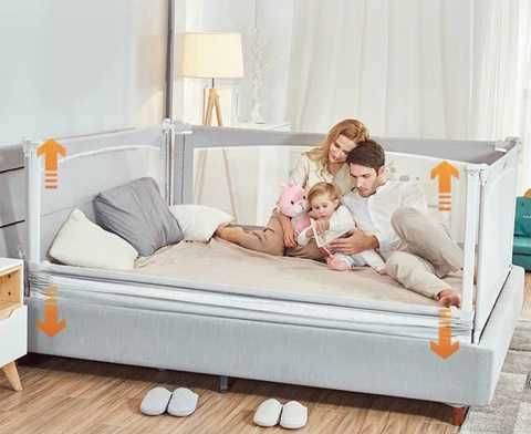 Барьер ограничитель бортик для кровати 150 180 см  Одна сторона