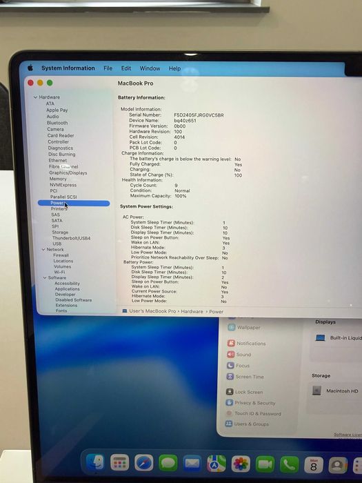 Macbook Pro 16 inch M2 Pro 2023 /16GB/ 1TB nou - baterie 9 cicluri