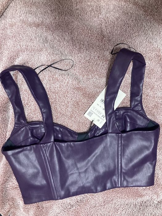 Кожен потник от Zara