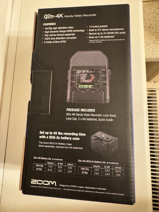 Zoom Qn-4k camera video profesionala