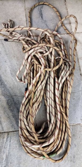 статично въже 12 мм , за индустриален алпинизъм, катерене, Атракции,