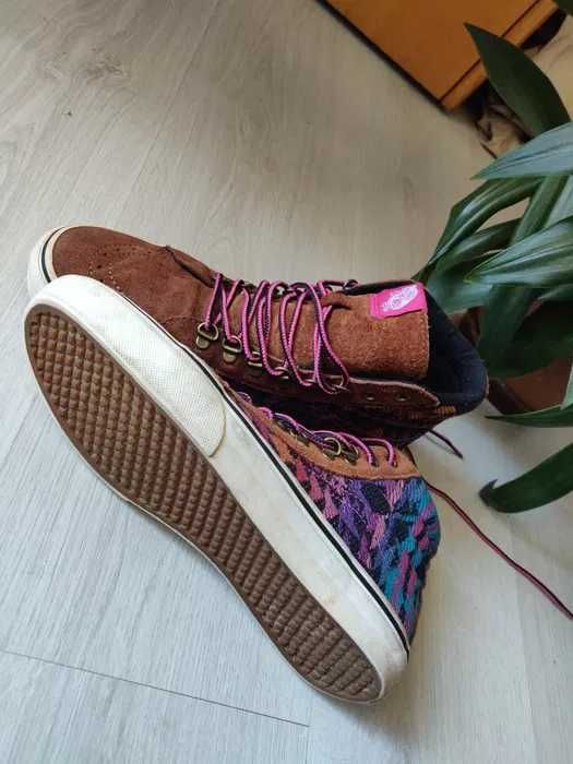Vans unisex, piele+textil, 38, US 7.5, mid ankle