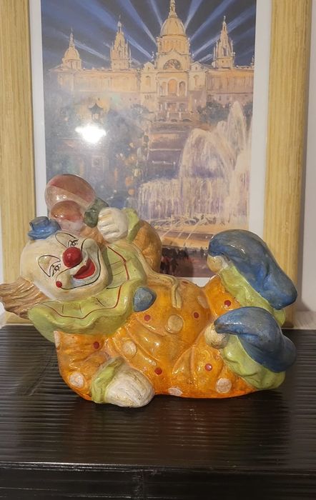 Pușculită ceramică clovn