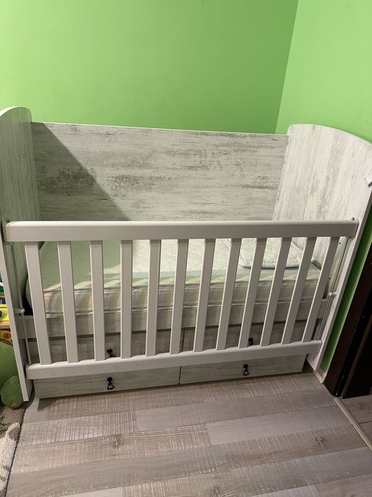 Бебешка кошара DezignBaby + Бебешко матраче Нани