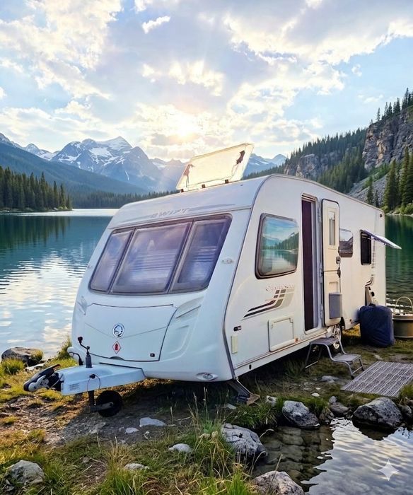 Rulotă Swift Challenger, înmatriculată,pat matrimonial central!