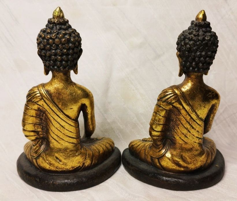 Figurine decorative Zeul Budha Colecția Leonardo, din rășină acrilică.
